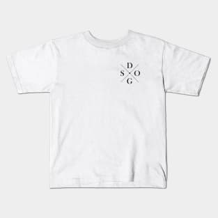 Dogs Love Dog Family Cute Symbol Heart Gift Letters Modern Neutral Trend Kids T-Shirt